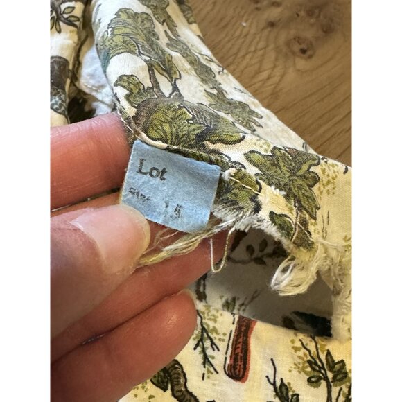 No Brand Short Sleeve Utility Dress Colorful Bird Pattern Women Sz Measured Read - Picture 3 of 16